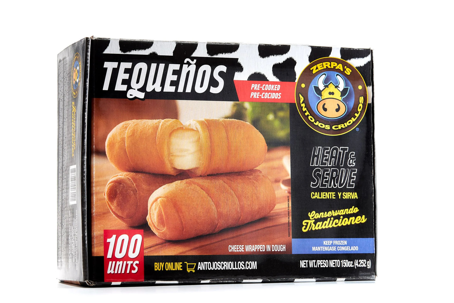 Tequeños Pre-Cocidos 100 unidades