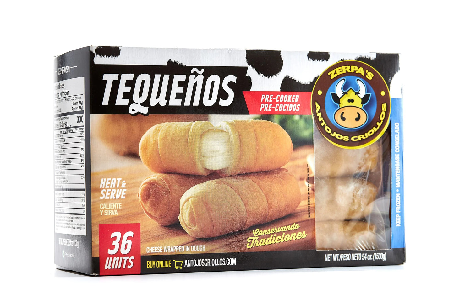 Tequeños Pre-Cocidos 36 unidades