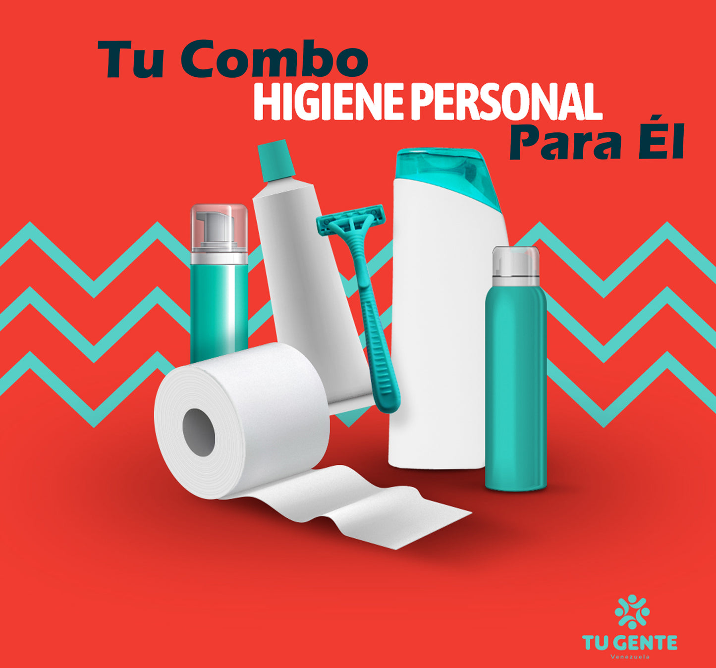 Tu Combo Higiene Personal Hombre Editable