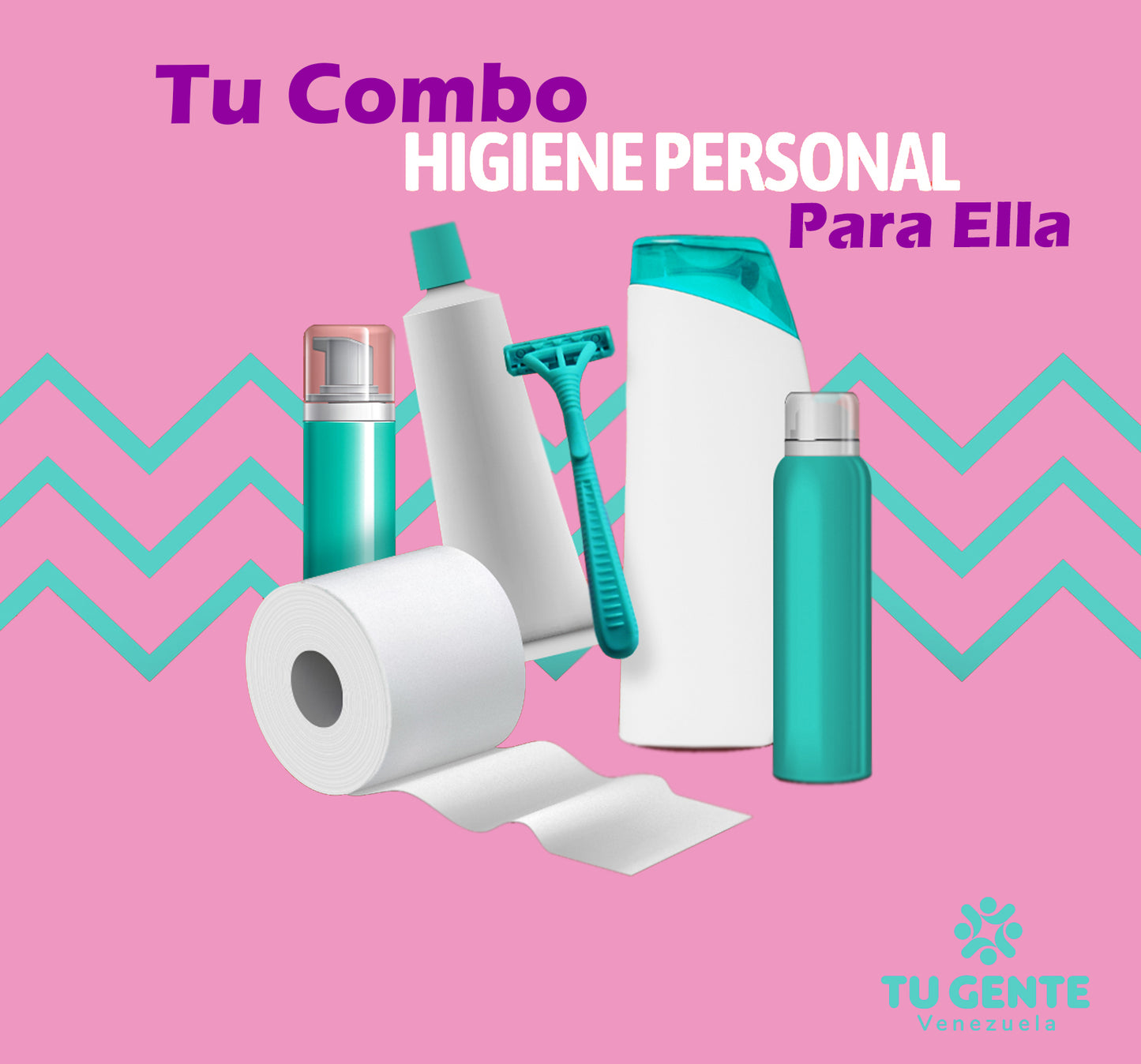 Tu Combo Higiene Personal Mujer Editable