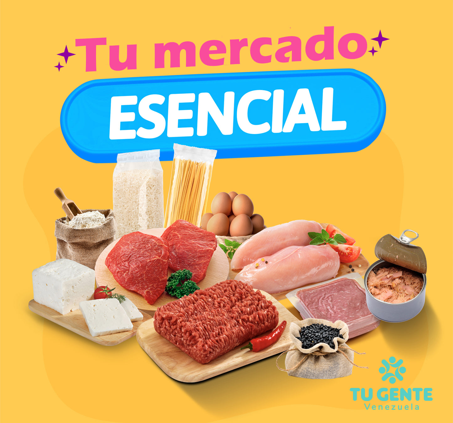 Tu Mercado Esencial Editable