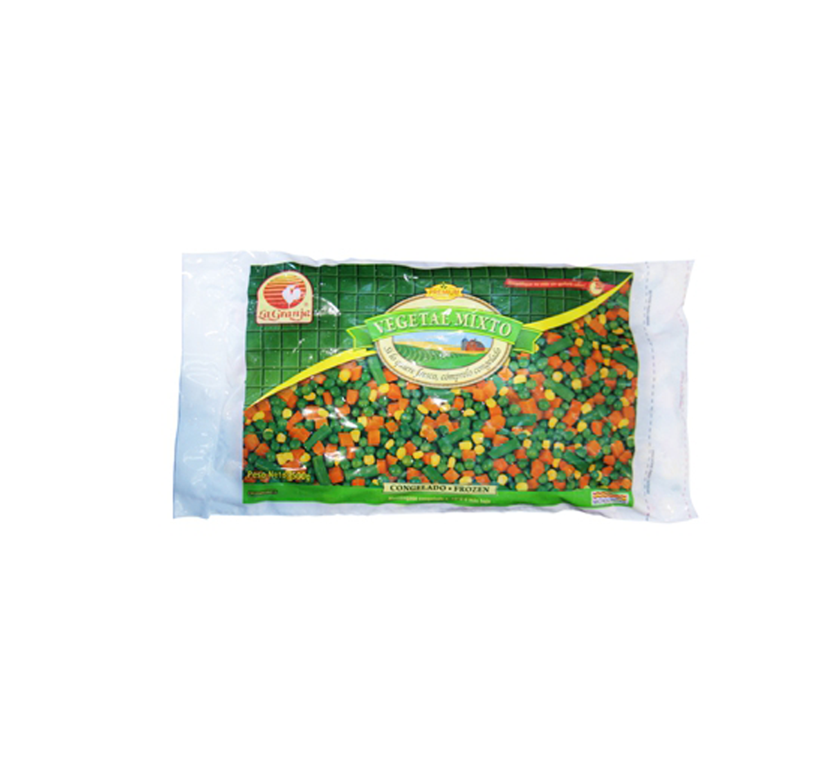 Vegetales mixtos congelados 500gr