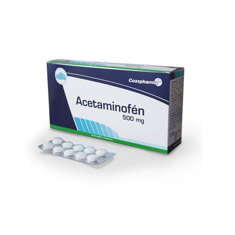 Acetaminofén 500mg 10 tabletas